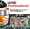 LUND Professional heteluchtoven 12 + 5L zwart - Halogeen oven - Convectie oven - 1400W - Inclusief gratis 8-delige accessoires set