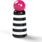 Lund - Skittle Drinking Bottle Double Walled 300 ml Stripes & Hot Pink