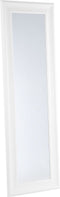 LUNEL L - Wandspiegel - Wit - Synthetisch materiaal
