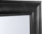 LUNEL L - Wandspiegel - Zwart - Synthetisch materiaal