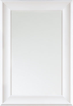 LUNEL S - Wandspiegel - Wit - Synthetisch materiaal