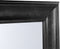 LUNEL S - Wandspiegel - Zwart - Synthetisch materiaal