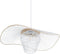 LUNGA - Hanglamp - Wit - Rotan