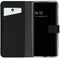 Selencia Galaxy S21 FE - Echt Lederen Bookcase - Ruimte voor 3 pasjes - Zwart