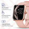 Lunis Smartwatch Dames & Heren Rosé Goud / Roze - Apple & Android - Stappenteller - Touchscreen