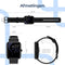 Lunis Smartwatch Dames & Heren Zwart - Apple & Android - Stappenteller - Touchscreen