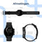 Lunis Smartwatch Heren & Dames Zwart - Apple & Android - Kinderen - Touchscreen