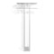 LUNO LARGE 70 Wandkapstok - Wit
