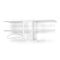 LUNO SMALL 100 Wandkapstok - Wit