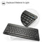 Lunso - afneembare Keyboard hoes - Blauw - iPad 10.2 inch (2019/2020/2021)