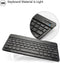 Lunso - afneembare Keyboard hoes - Geschikt voor iPad 10.2 inch (2019/2020/2021) - Zwart