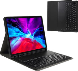 Lunso - afneembare Keyboard hoes - Geschikt voor iPad Pro 12.9 inch (2020) - Zwart