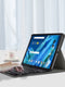Lunso - afneembare Keyboard hoes - Geschikt voor Lenovo Tab M10 FHD Plus - Zwart