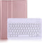 Lunso - Afneembare Keyboard Hoes - Geschikt voor Samsung Galaxy Tab A7 (2020) - Rose Goud