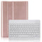 Lunso - afneembare Keyboard hoes - iPad 10.2 inch (2019/2020/2021) - Rose Goud