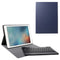 Lunso - afneembare Keyboard hoes - iPad 9.7 (2017/2018) / Pro 9.7 / Air / Air 2 - Blauw