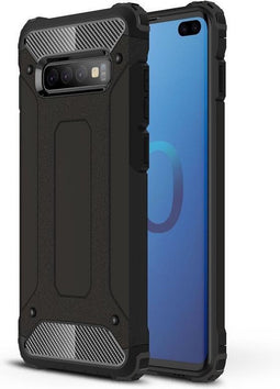 Lunso - Armor Guard hoes - Geschikt voor Samsung Galaxy S10 Plus - Zwart