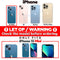 Lunso - Backcover hoes met koord - iPhone 13 Mini - Glitter Goud