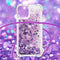 Lunso - Backcover hoes met koord - iPhone 13 Mini - Glitter Paars