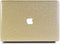 Lunso - cover hoes - Geschikt voor MacBook Pro 13 inch (2016-2019) - glitter goud - Vereist model