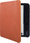 Lunso - echt lederen sleepcover hoes - Geschikt voor Kobo Libra H20 (7 inch) - Cognac