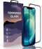 Lunso - Gehard Beschermglas - Full Cover Tempered Glass - Geschikt voor iPhone 12 Mini - Black Edge