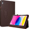 Lunso - Geschikt voor iPad 10 (2022) - Stand flip Bookcase hoes - Bruin