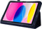Lunso - Geschikt voor iPad 10 (2022) - Stand flip Bookcase hoes - Donkerblauw