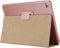 Lunso - Geschikt voor iPad 9.7 (2017/2018) / Pro 9.7 / Air / Air 2 - Stand flip sleepcover hoes - Rose Goud