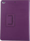 Lunso - Geschikt voor iPad 9.7 (2017/2018) / Pro 9.7 / Air / Air 2 - Stand flip sleepcover hoes - Paars