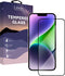 Lunso - Geschikt voor iPhone 14+ / 14 Plus - Gehard Beschermglas - Full Cover Screenprotector - Black Edge