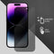 Lunso - Geschikt voor iPhone 14 Pro Max - Privacy Glass - Gehard beschermglas