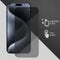 Lunso - Geschikt voor iPhone 15 / 15 Pro - Privacy Glass - Screen protector
