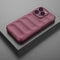 Lunso - Geschikt voor iPhone 15 Pro Max - Hoesje Rugged TPU Backcover - Bordeaux Rood