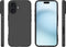 Lunso Geschikt voor iPhone 16 Plus hoesje - Ultra dunne Backcover - Zwart