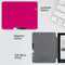 Lunso Geschikt voor Kobo Aura Edition 1 hoes (6 inch) - sleepcover - Roze
