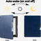 Lunso Geschikt voor Kobo Aura Edition 1 hoes (6 inch) - sleepcover - Donkerblauw