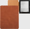 Lunso Geschikt voor Kobo Aura Edition 2 hoes (6 inch) - Leren sleepcover - Cognac