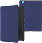 Lunso Geschikt voor Kobo Aura Edition 2 hoes (6 inch) - sleepcover - Donkerblauw