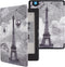 Lunso Geschikt voor Kobo Aura Edition 2 hoes (6 inch) - sleepcover - Eiffeltoren
