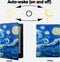 Lunso Geschikt voor Kobo Aura Edition 2 hoes (6 inch) - sleepcover - Van Gogh Sterrennacht