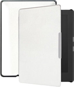 Lunso - Geschikt voor Kobo Aura H20 Edition 1 hoes (6.8 inch) - sleep cover - Wit