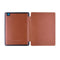 Lunso Geschikt voor Kobo Aura H20 Edition 2 hoes (6.8 inch) - Leren sleepcover - Cognac