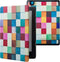 Lunso Geschikt voor Kobo Aura H20 Edition 2 hoes (6.8 inch) - sleepcover - Blokken