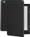 Lunso Geschikt voor Kobo Aura H20 Edition 2 hoes (6.8 inch) - Vegan Saffiano Leren sleep cover - Zwart