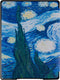Lunso - Geschikt voor Kobo Aura H2o edition 1 hoes (6.8 inch) - sleep cover - Van Gogh Sterrennacht