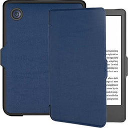 Lunso - Geschikt voor Kobo Clara 2E hoes (6 inch) - sleep cover - Blauw