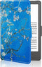 Lunso - Geschikt voor Kobo Clara 2E hoes (6 inch) - sleep cover - Van Gogh Amandelbloesem