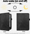 Lunso Geschikt voor Kobo Clara BW / Clara Colour hoes (6 inch) - Luxe Stand sleepcover - Zwart
