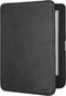Lunso - Geschikt voor Kobo Clara HD (6 inch) - Lederen sleepcover hoes - Zwart